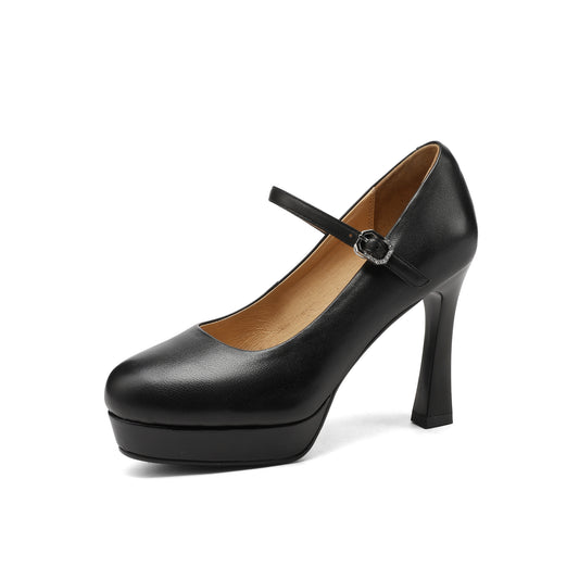 Vintage Mary Jane Platform Pumps with Stiletto Heel
